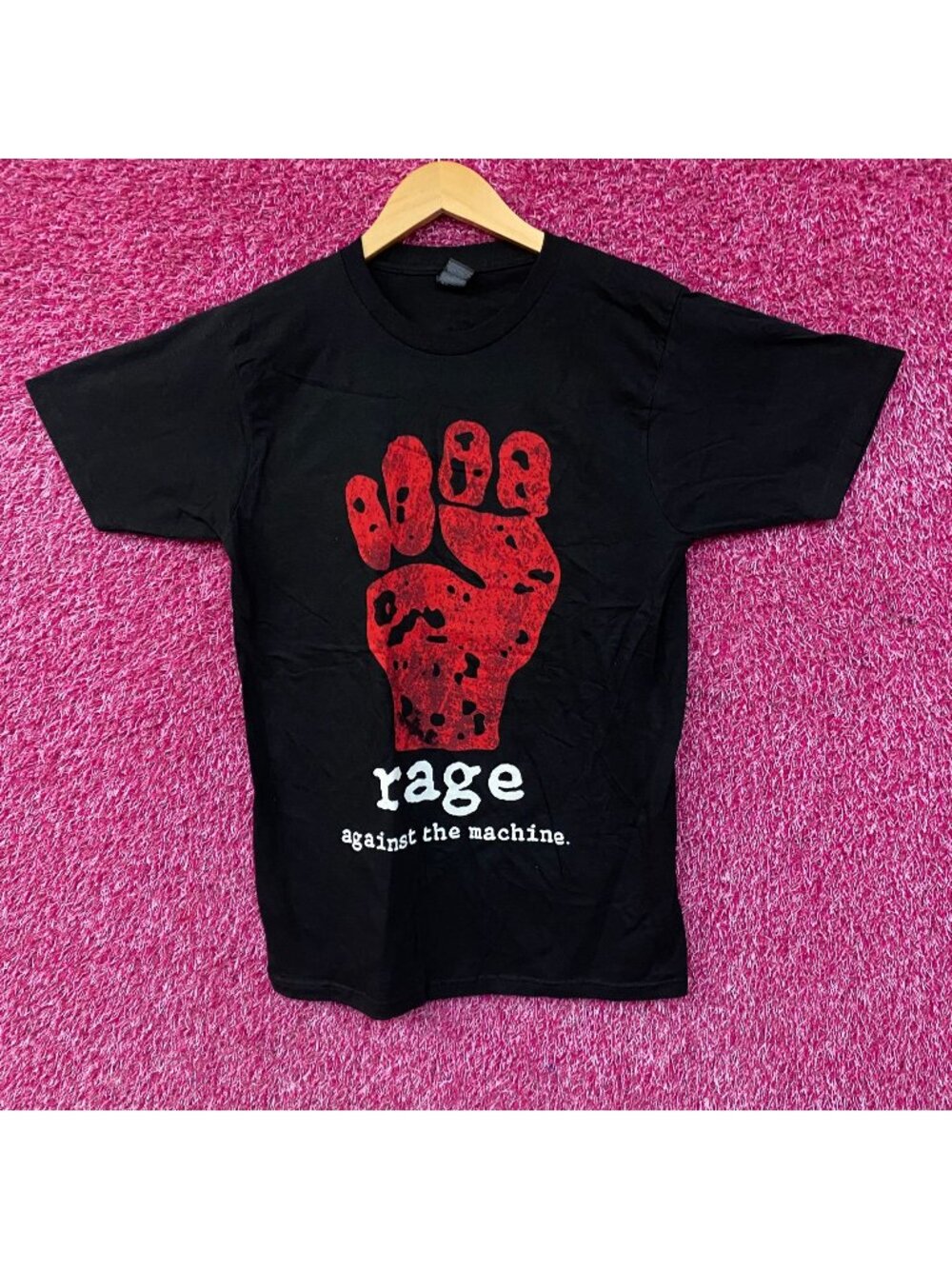 Rage Against The Machine Red Fist Graphic T-Shirt Small